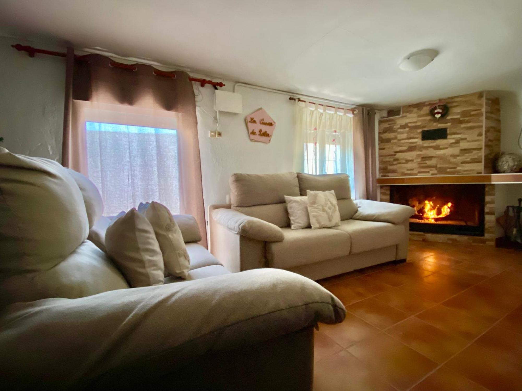 Ferienwohnung La Cueva Delola Alcala del Jucar Exterior foto